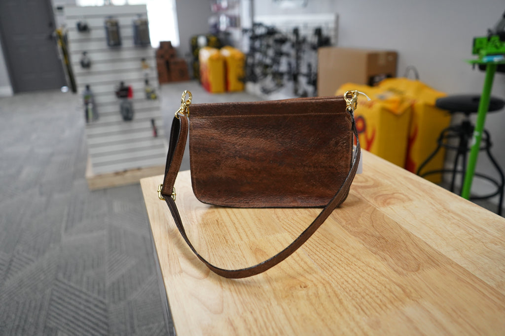 Women's Purse with Wallet- Shark Suede
