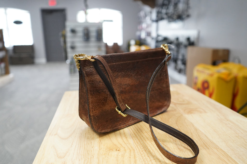 Women's Purse with Wallet- Shark Suede