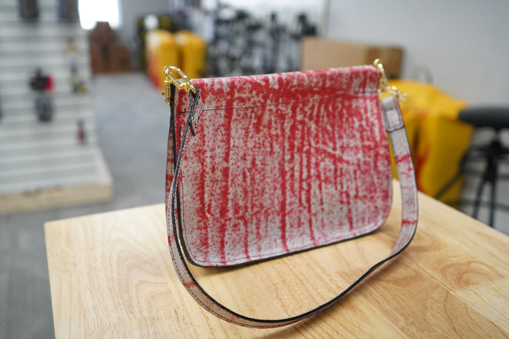 Women's Purse- Giraffe Suede