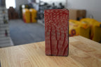 Men's Wallet- Gator Suede Red
