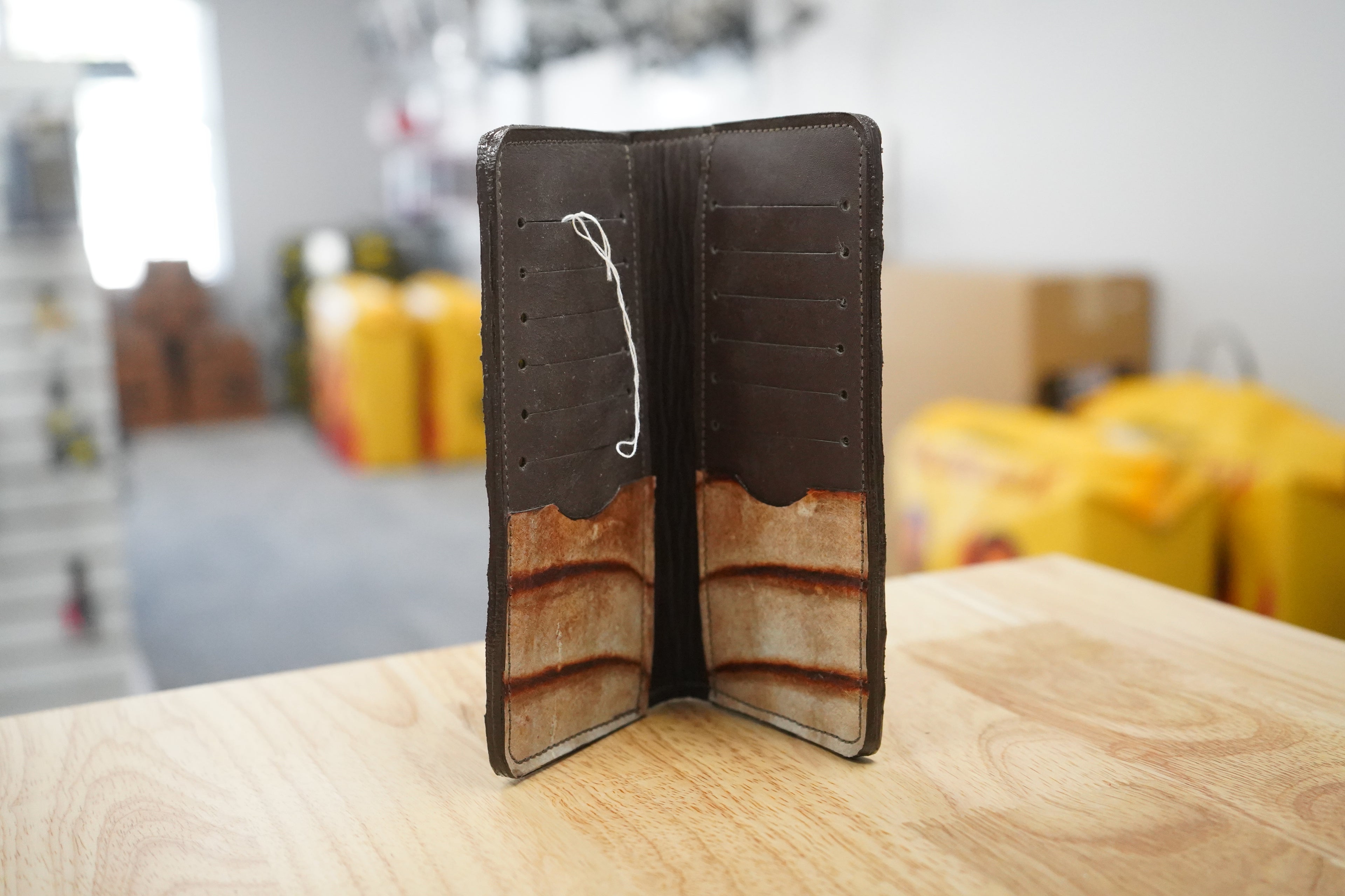Men's Wallet-Gator Suede
