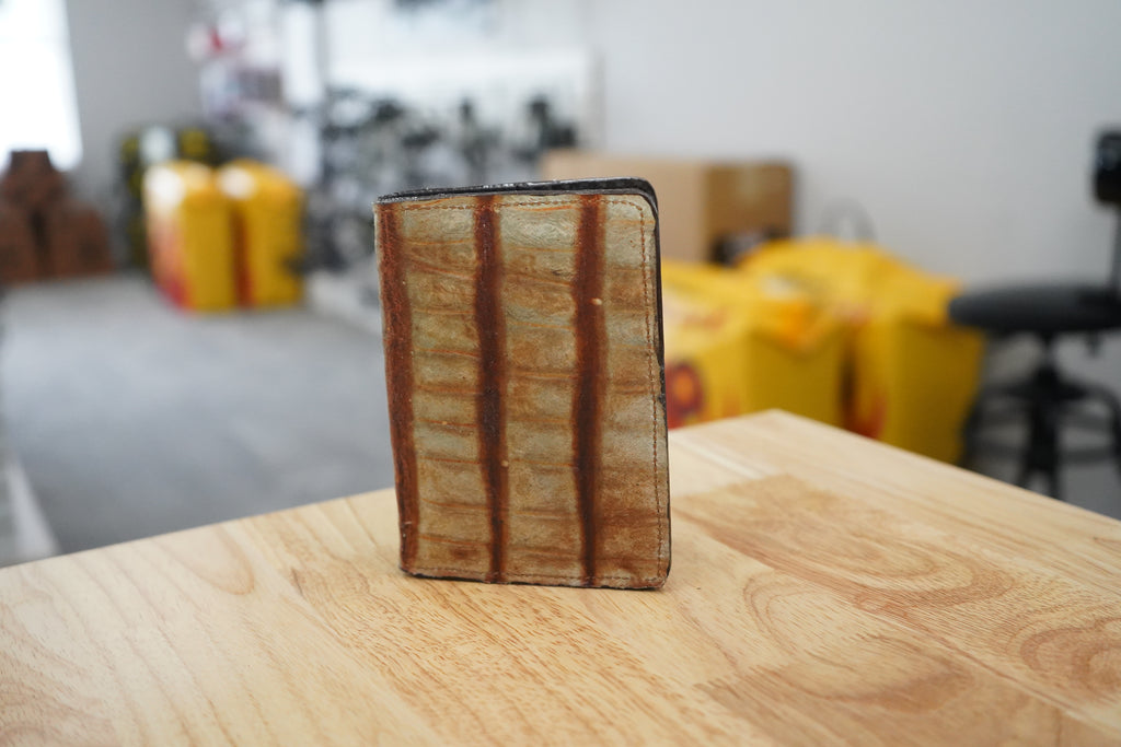 Wallet/Passport cover-Gator Suede