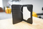 Wallet/Passport Cover-Gator Suede Blue