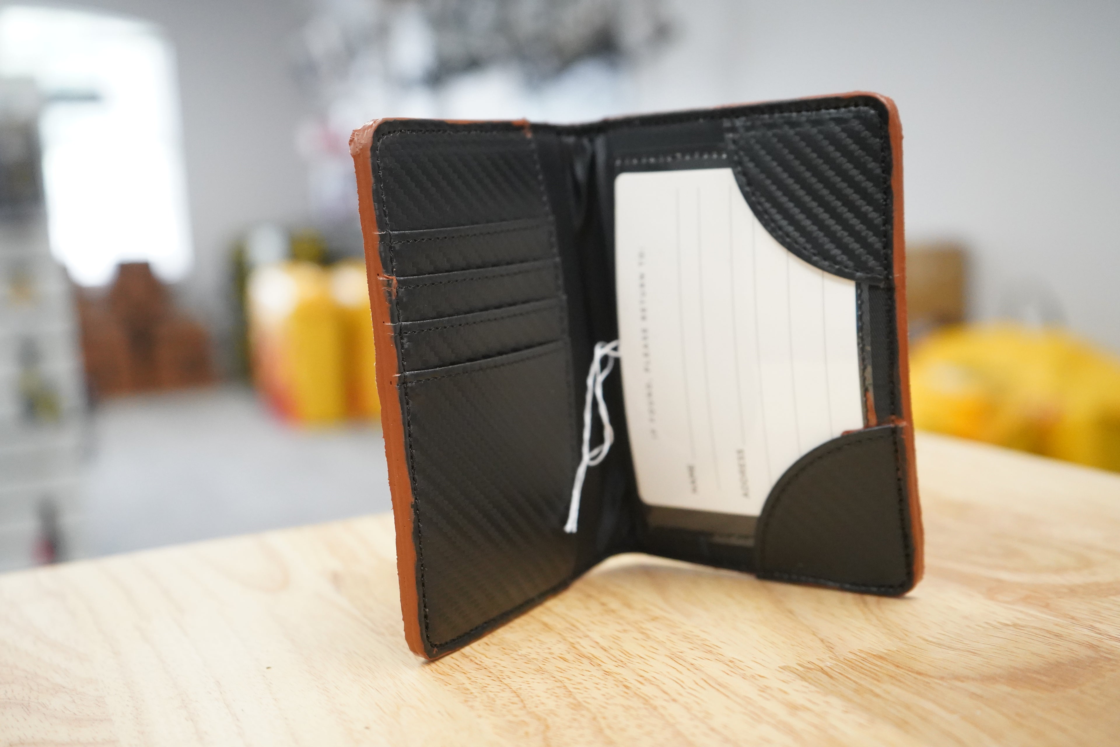 Wallet/Passport Cover-Gator Suede
