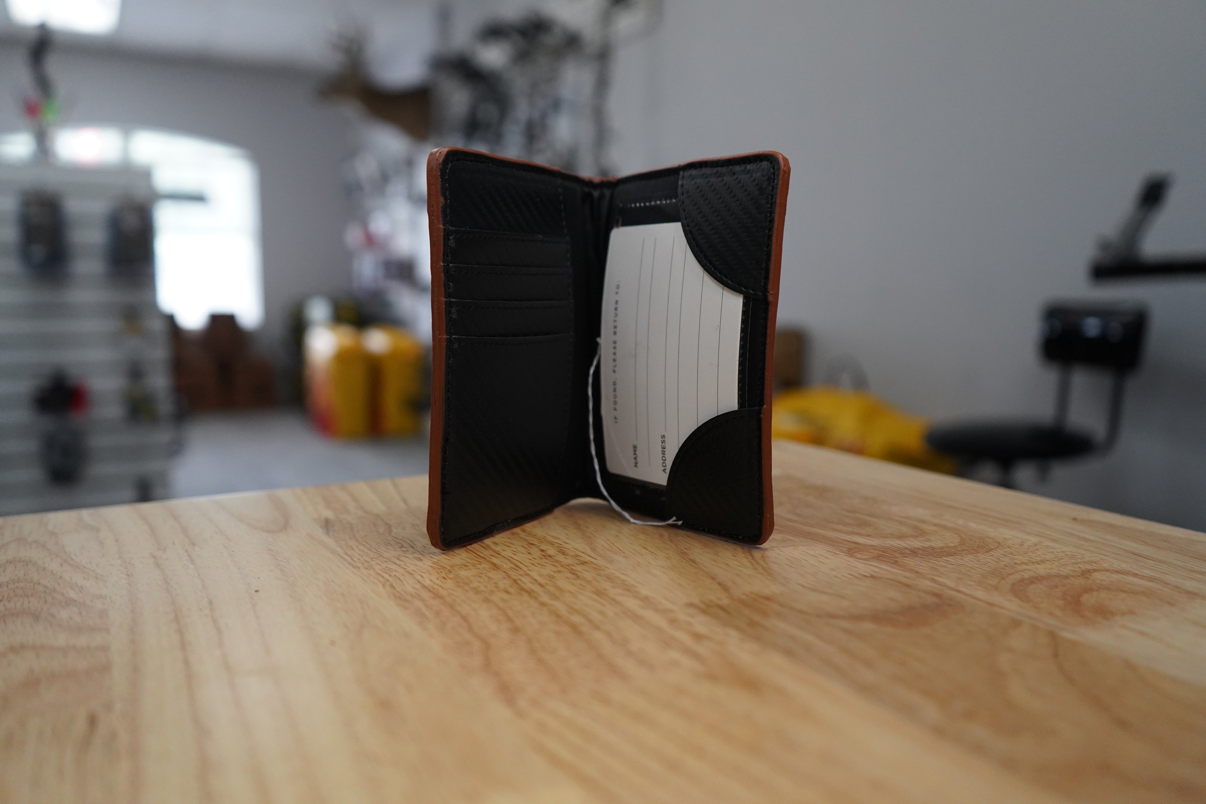 Wallet/Passport Cover-Gator Suede