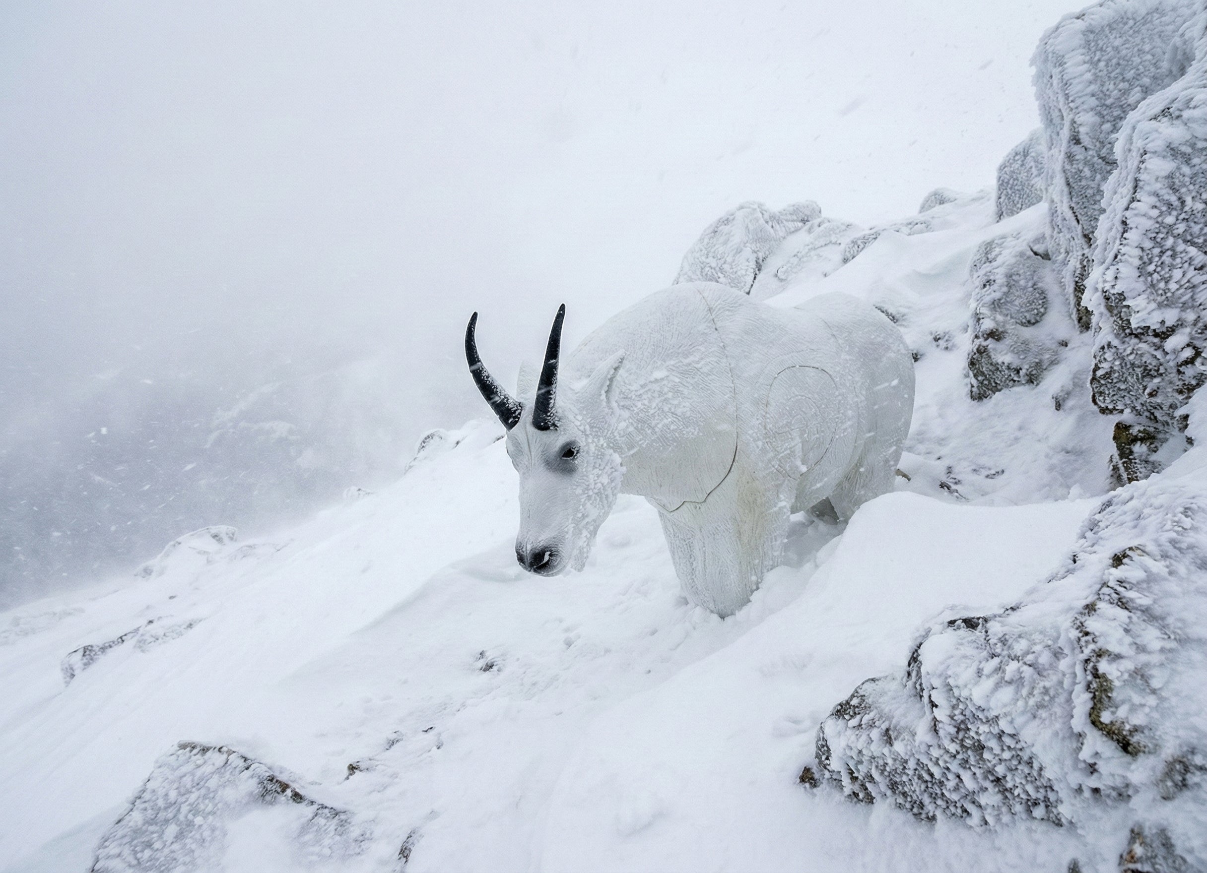 Real Wild 3D Mountain Goat Foam Archery Target