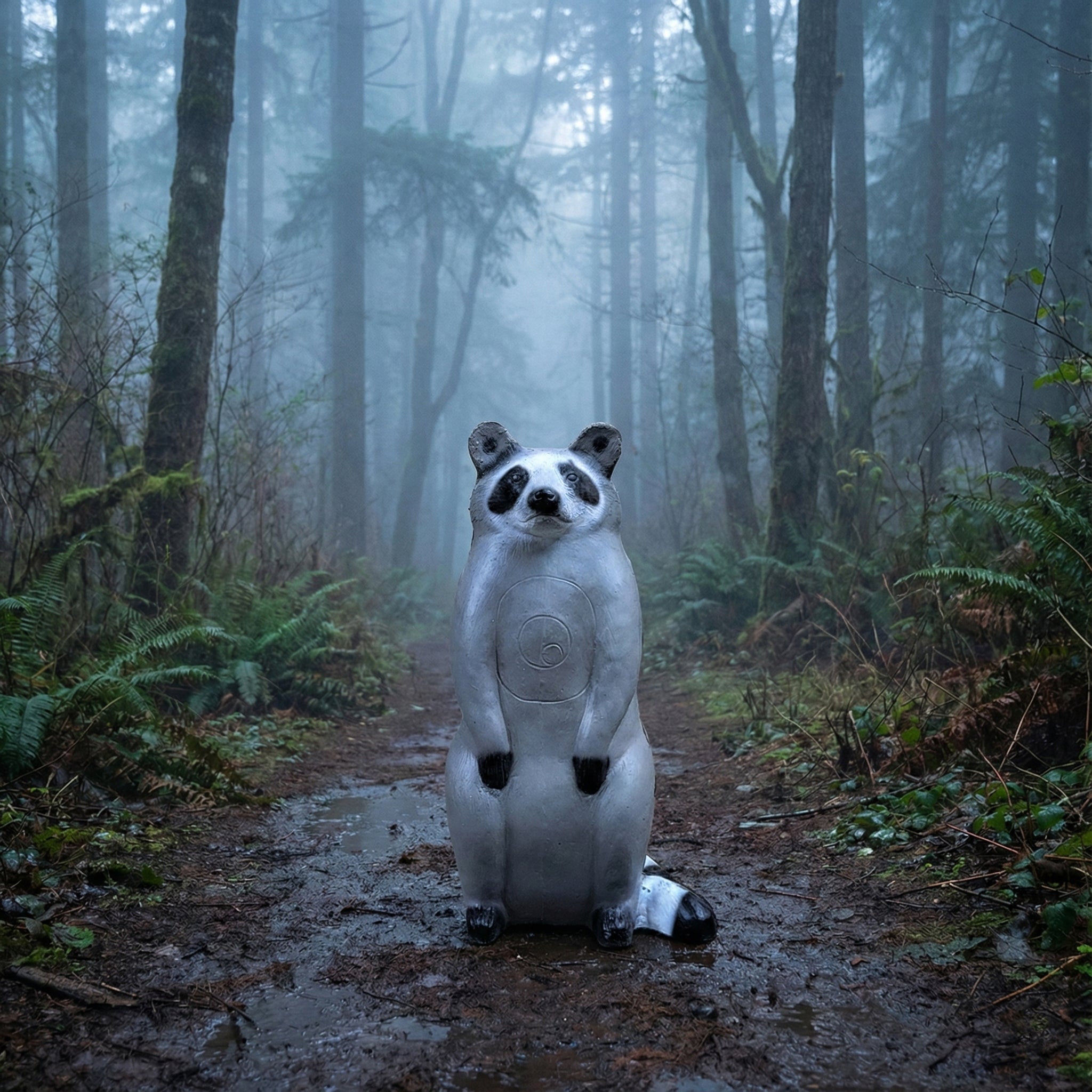 Real Wild 3D Competition Raccoon Archery Target with EZ Pull Foam