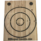 Wooden Axe Throwing Target with Bottle Opener